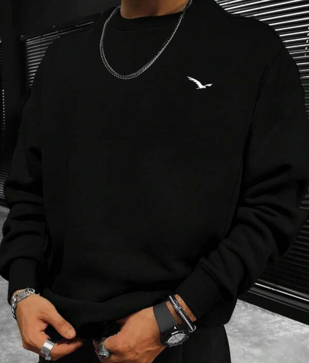 Herren Sweatshirt Langarm Rundhals Pullover - BerlinGlamour