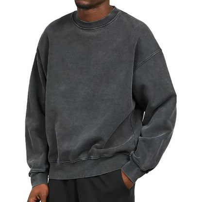 Bequemes Herren Sweatshirt Rundhals Pullover Sportlich - BerlinGlamour