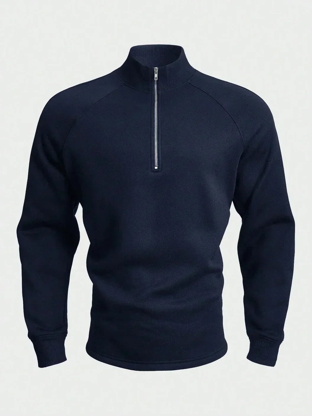 Sweatshirt mit Viertelreißverschluss – Lässiger, warmer Pullover mit halbem Reißverschluss für Männer-Chaps Herrenmode