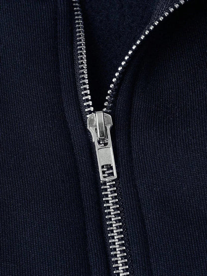 Sweatshirt mit Viertelreißverschluss – Lässiger, warmer Pullover mit halbem Reißverschluss für Männer-Chaps Herrenmode