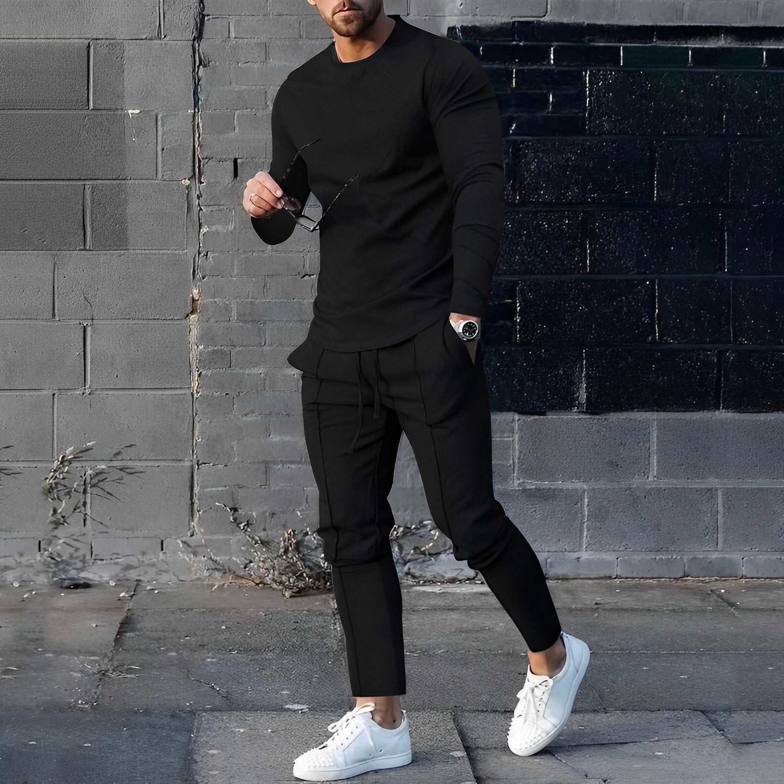 Männer Jogginganzug Set Sportlich Bequem - BerlinGlamour