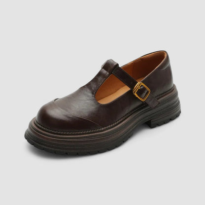 Bequeme Damen Schuhe Mary Jane Schuhe Robust - BerlinGlamour