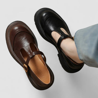 Bequeme Damen Schuhe Mary Jane Schuhe Robust