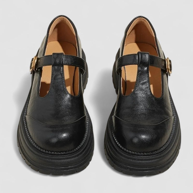 Bequeme Damen Schuhe Mary Jane Schuhe Robust