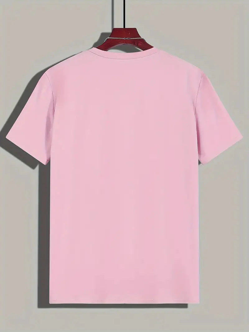 T-Shirt - Casual - Kurze Ärmel - T-Shirt mit Rundhalsausschnitt - Herrenhemden-Chaps Herrenmode
