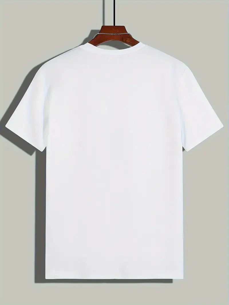 T-Shirt - Casual - Kurze Ärmel - T-Shirt mit Rundhalsausschnitt - Herrenhemden-Chaps Herrenmode