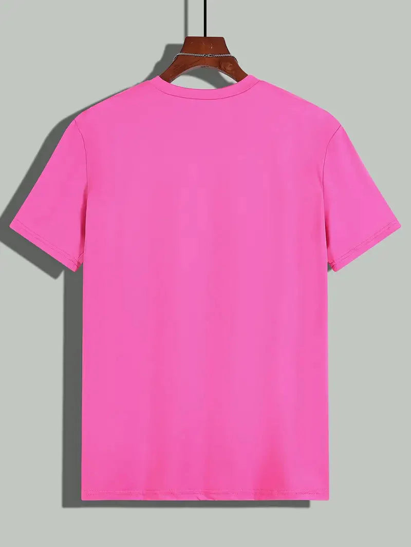 T-Shirt - Casual - Kurze Ärmel - T-Shirt mit Rundhalsausschnitt - Herrenhemden-Chaps Herrenmode