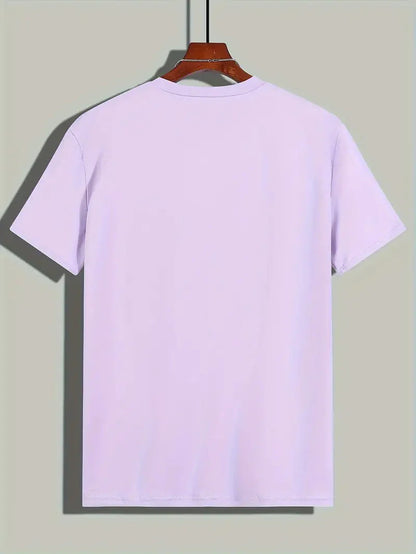 T-Shirt - Casual - Kurze Ärmel - T-Shirt mit Rundhalsausschnitt - Herrenhemden-Chaps Herrenmode