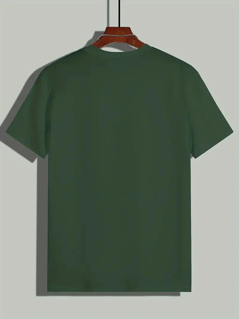 T-Shirt - Casual - Kurze Ärmel - T-Shirt mit Rundhalsausschnitt - Herrenhemden-Chaps Herrenmode