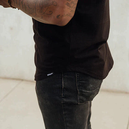 T-Shirt | Kurzarm | Rundhalsausschnitt | Slim-Fit-T-Shirts | Herren-T-Shirts-Chaps Herrenmode