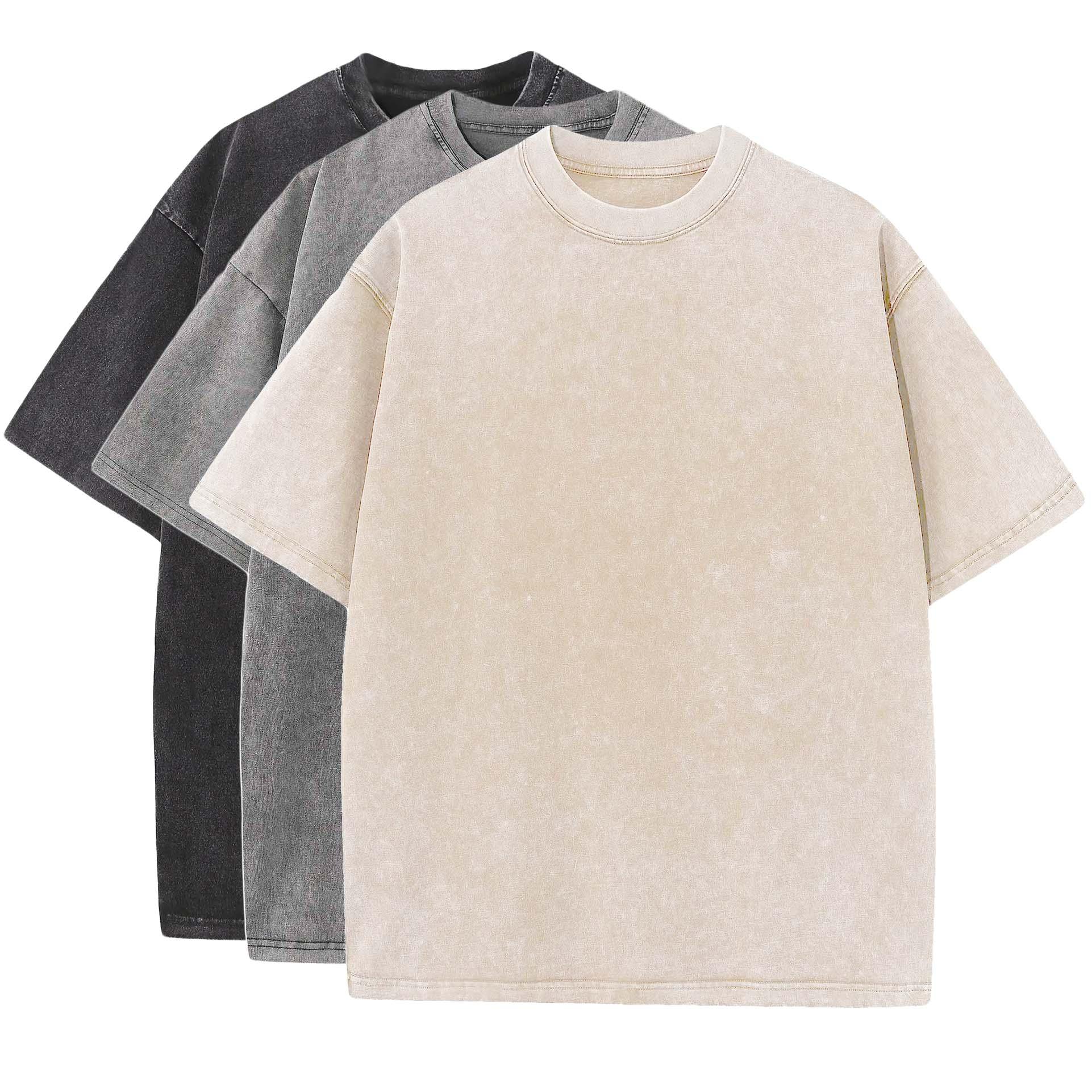 Herren T-Shirts Oversize Rundhals Großes Set - BerlinGlamour