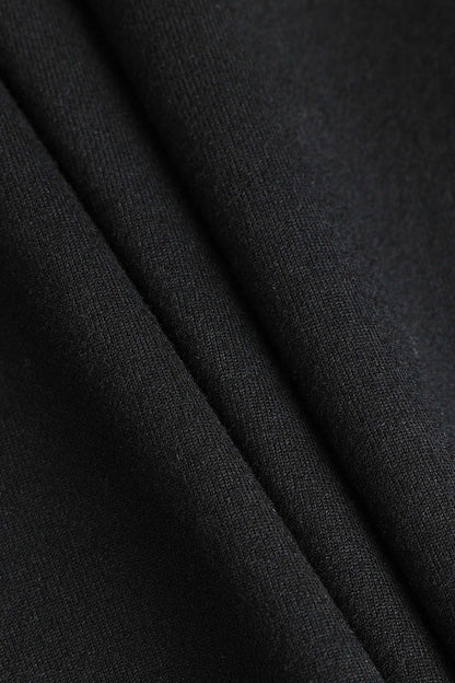 Schwarzes Cropped T-Shirt mit Aufdruck Don't Be Jealous