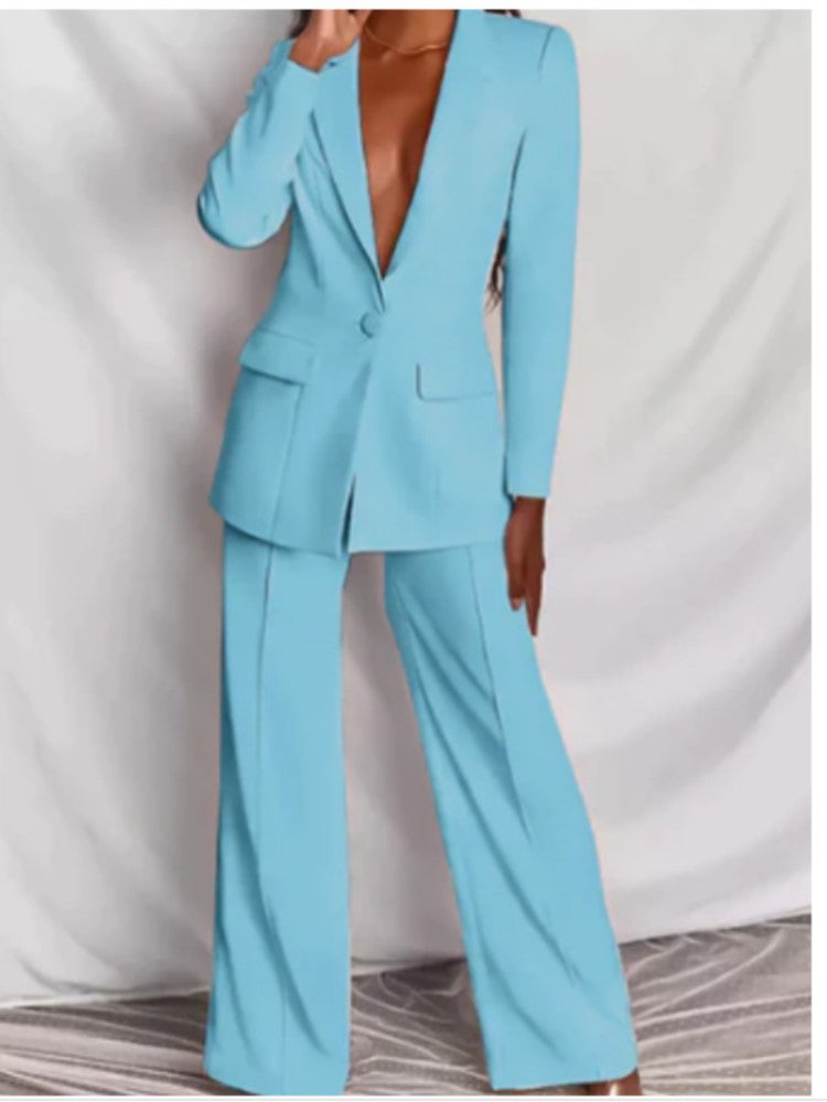 Damen Businessanzug Elegant Schwarze Größe - BerlinGlamour