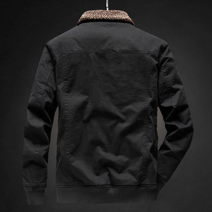 Herren Fleecejacke Warm Gefüttert Winterjacke
