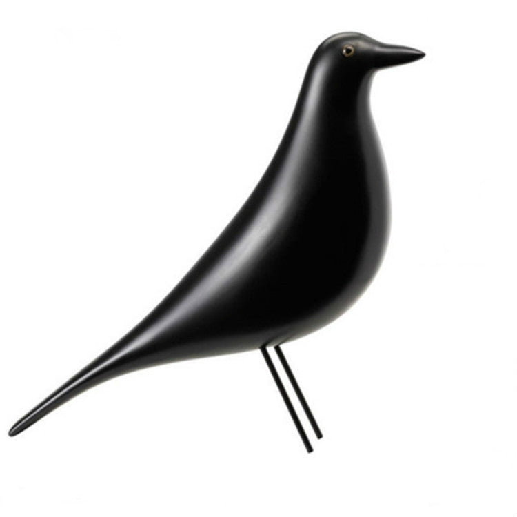 Schwarze Vogel Figurine Dekoration für Büro und Heim