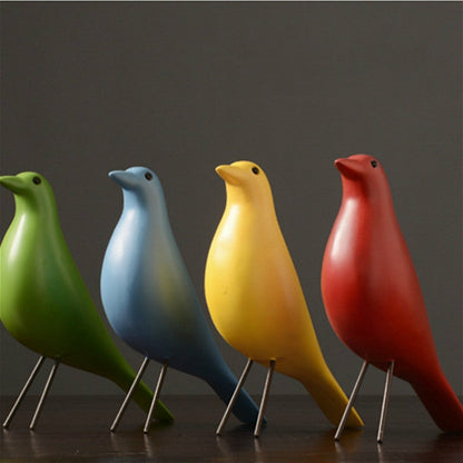 Schwarze Vogel Figurine Dekoration für Büro und Heim