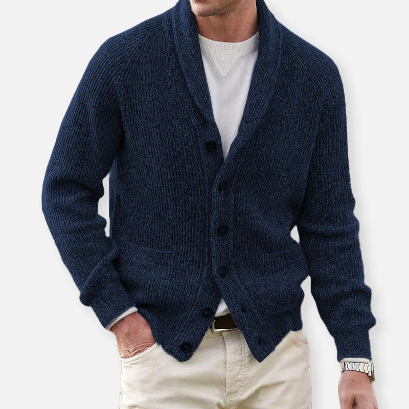 Herren Cardigan Strick Warm Bequem