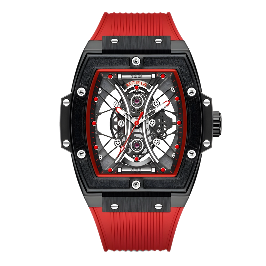 Herren Armbanduhr 45mm Edelstahl Chronograph