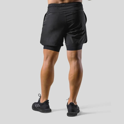 Herren Sportshorts 2-in-1 Lauf- und Trainingshose