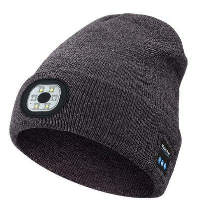 Mütze LED Bluetooth Lautsprecher Abnehmbar Musik