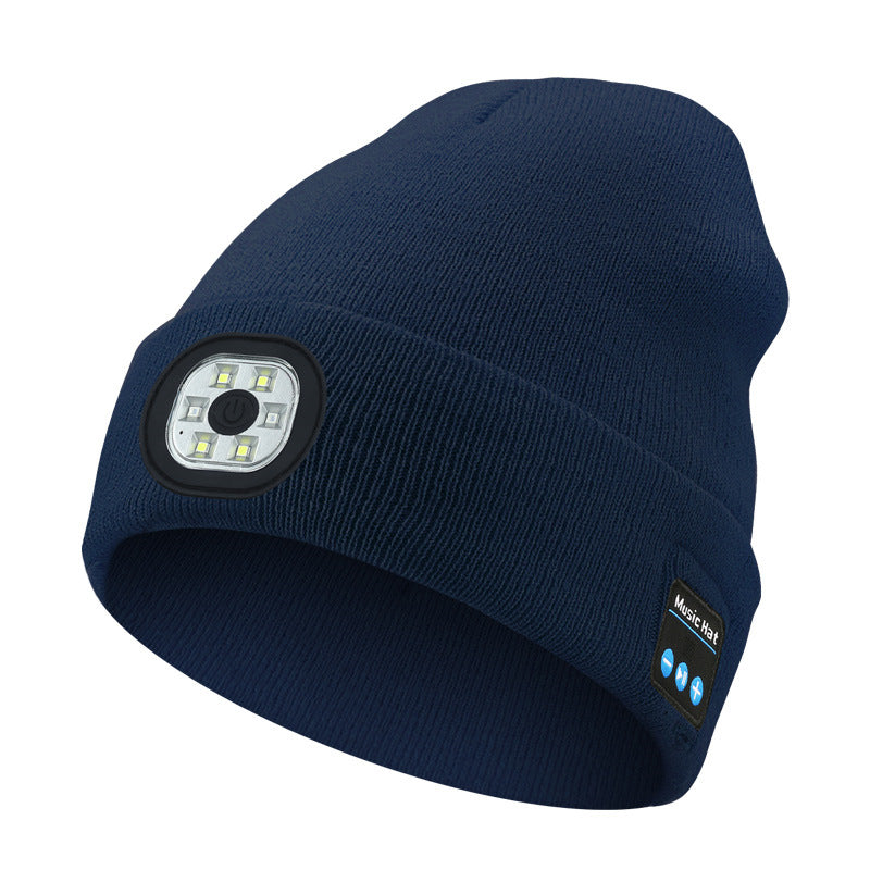 Mütze LED Bluetooth Lautsprecher Abnehmbar Musik