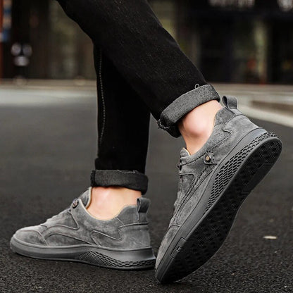 Herren Sneaker Sport Wildleder Schuhe