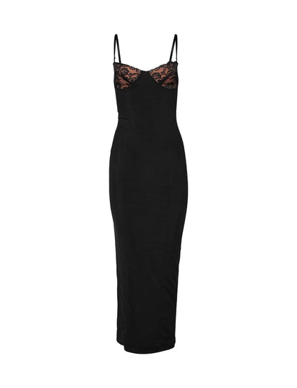 Langes Maxikleid Frauen Sommer