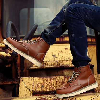 Herren Winterstiefel Warm Isoliert Robust