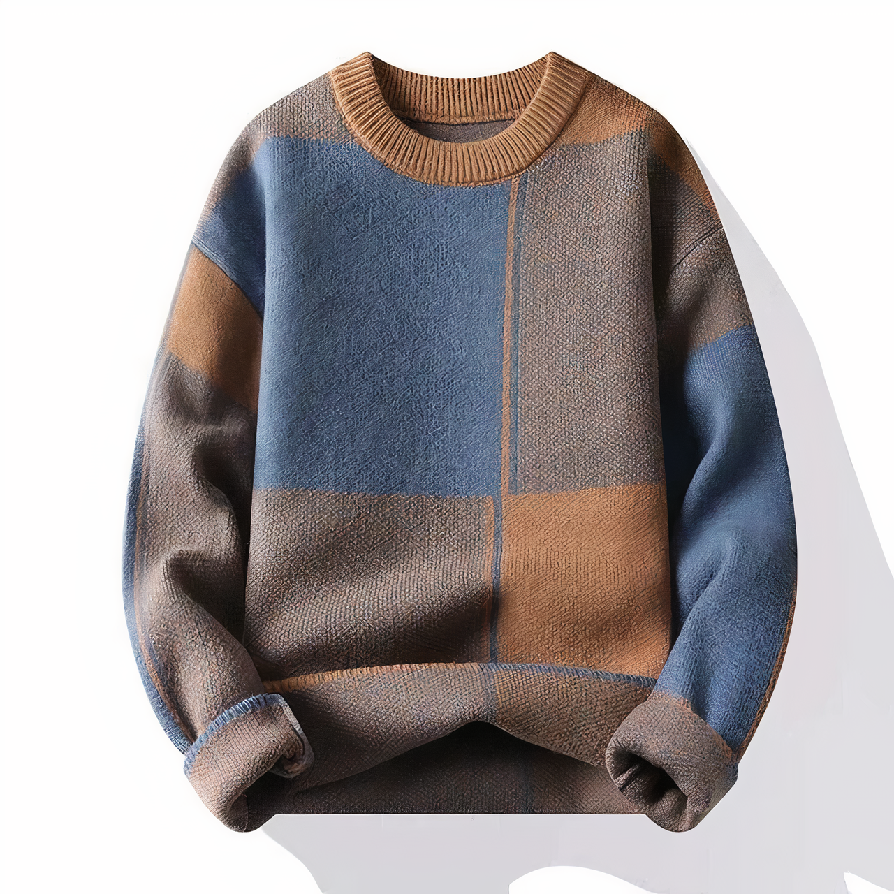 Männer Pullover Karo Modern Trendig