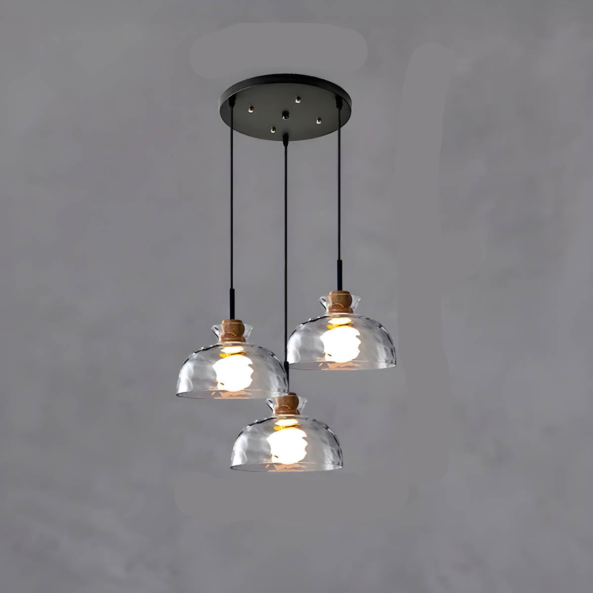 Elegante Glas Deckenleuchte Modern Luxusdesign