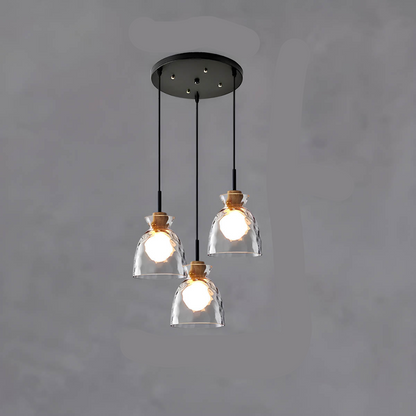 Elegante Glas Deckenleuchte Modern Luxusdesign