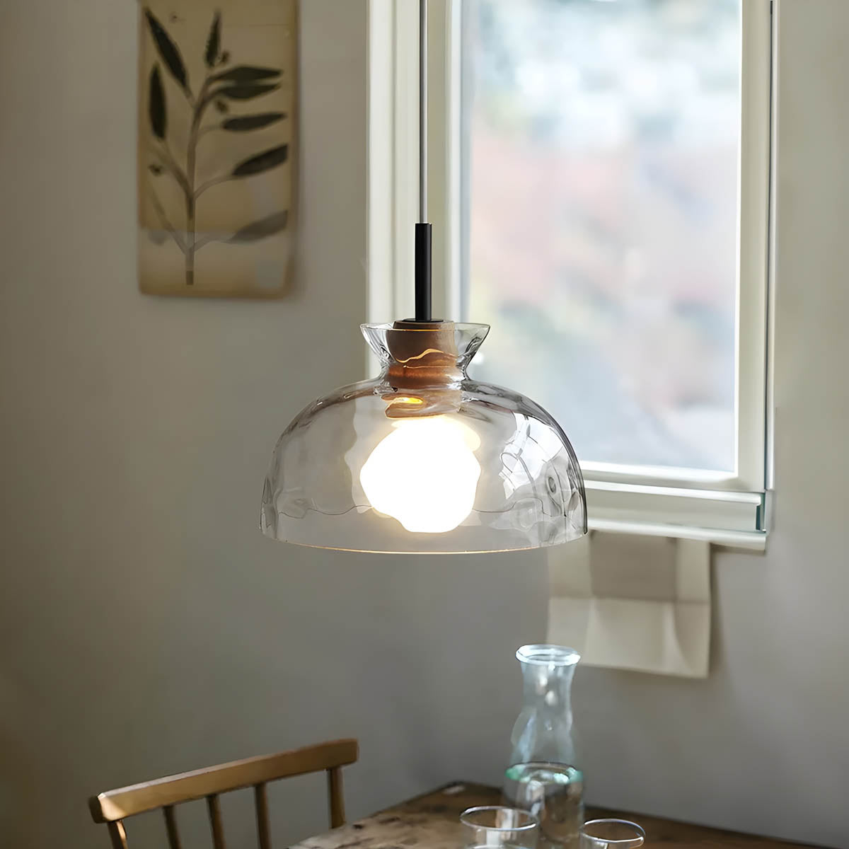 Elegante Glas Deckenleuchte Modern Luxusdesign