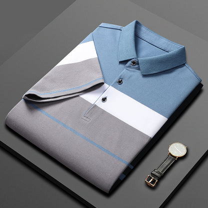 Herren Polo klassisch modern mit V-Ausschnitt