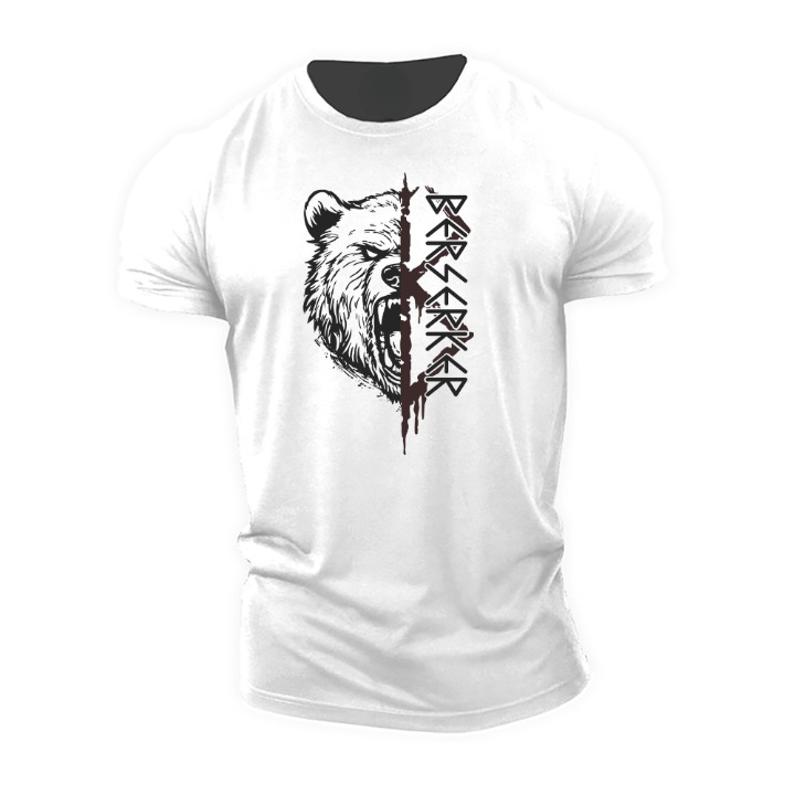 Herren T-Shirt Kurzarm Baumwolle Leicht Modern