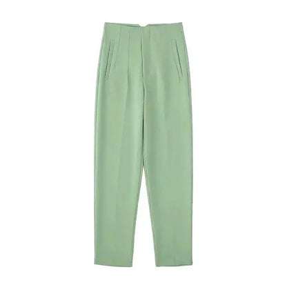 Isabell | High-Waisted Plissee-Hosen Zendoo.de