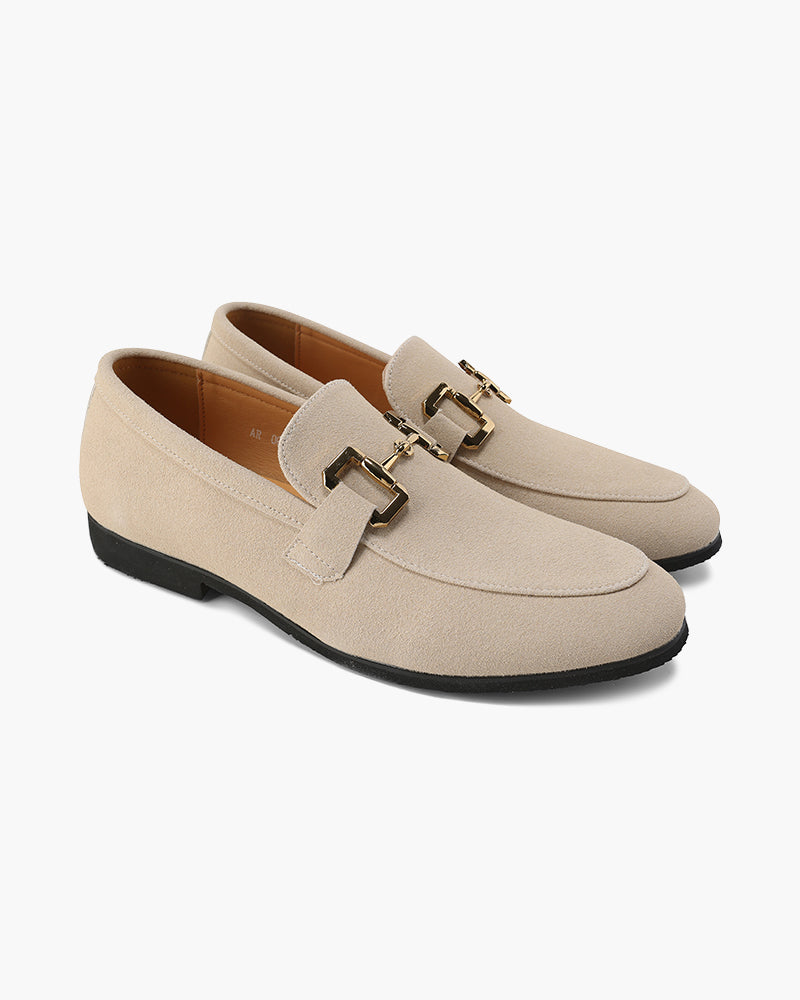 Eleganter Herren Loafer aus Wildleder Schwarz