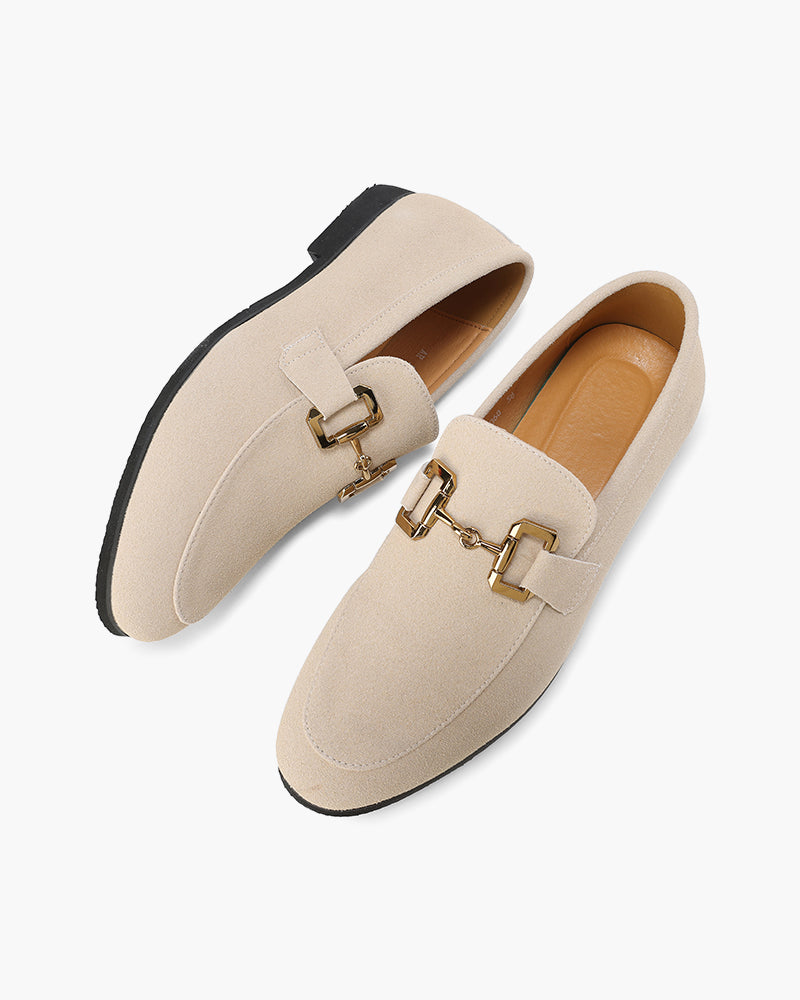 Eleganter Herren Loafer aus Wildleder Schwarz