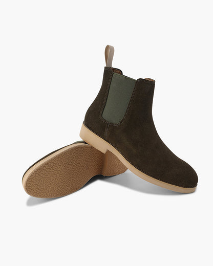 Herren Chelsea Boots Leder Schwarz Klassisch