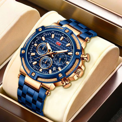 Herren Armbanduhr Maritime Quarzuhr Schwarz