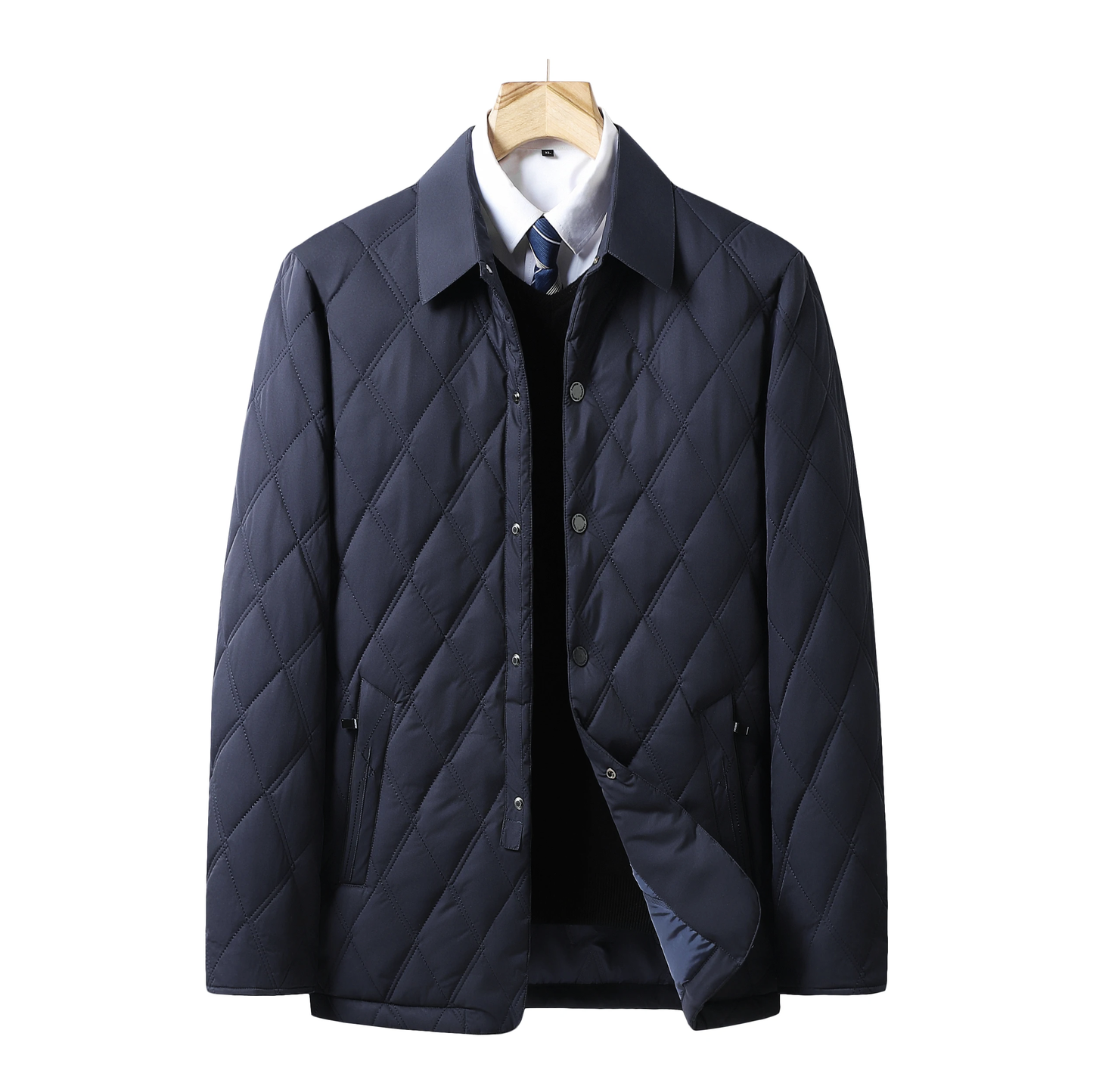 Herren Steppjacke Wasserdicht Isolierend Winterjacke - BerlinGlamour