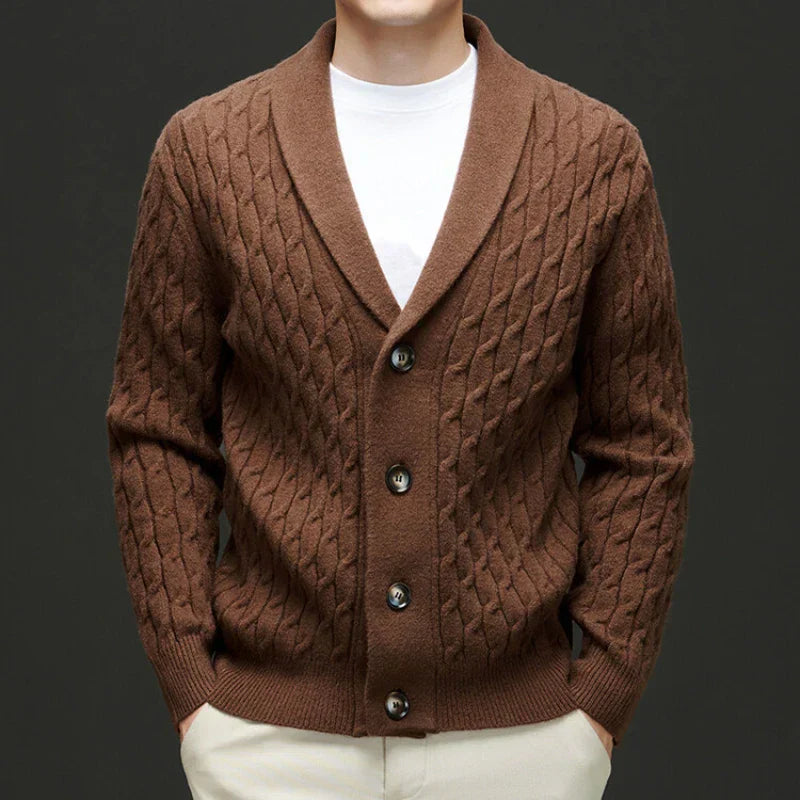 Herren Strickjacke Klassisch Elegante Qualität - BerlinGlamour