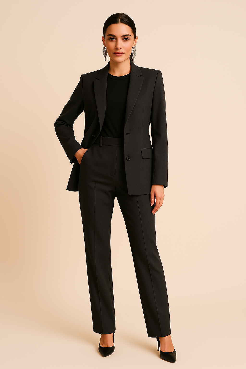 Damen Blazer Set Zweiteilig Maßgeschneidert