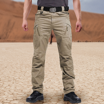Taktische Hosen - Outdoor - Taschen - Wanderhosen - Herren Cargo-Hosen-Beige-S-Chaps Herrenmode