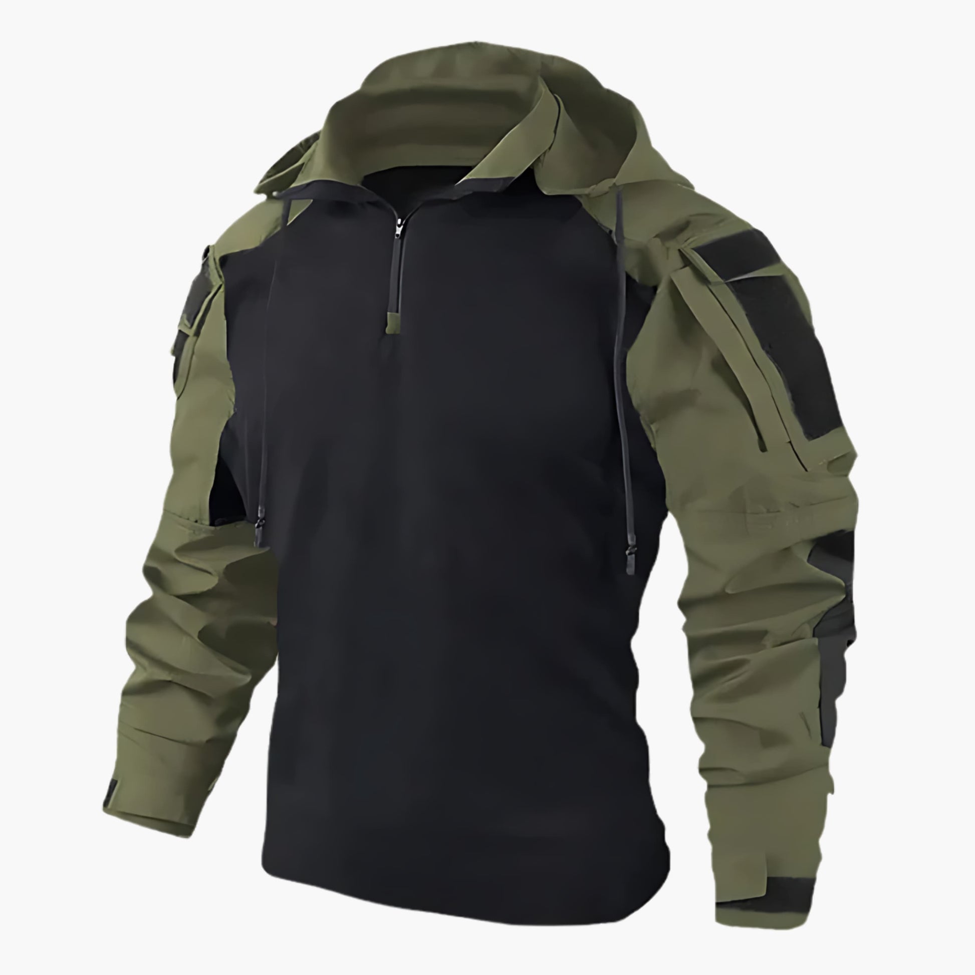Militärjacke Herren Taktisch mit Kapuze Reißverschluss - BerlinGlamour