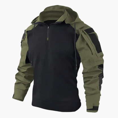 Militärjacke Herren Taktisch mit Kapuze Reißverschluss - BerlinGlamour