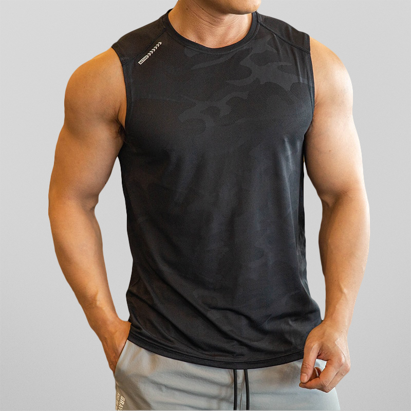 Herren Tanktop Ärmellos Schnelltrocknend Fitnessshirt - BerlinGlamour