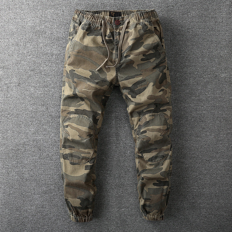 Taktische Herrenhose Elastischer Bund Cargohose Tarn - BerlinGlamour