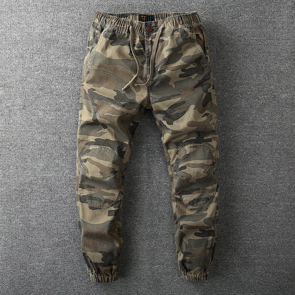 Taktische Herrenhose Elastischer Bund Cargohose Tarn - BerlinGlamour