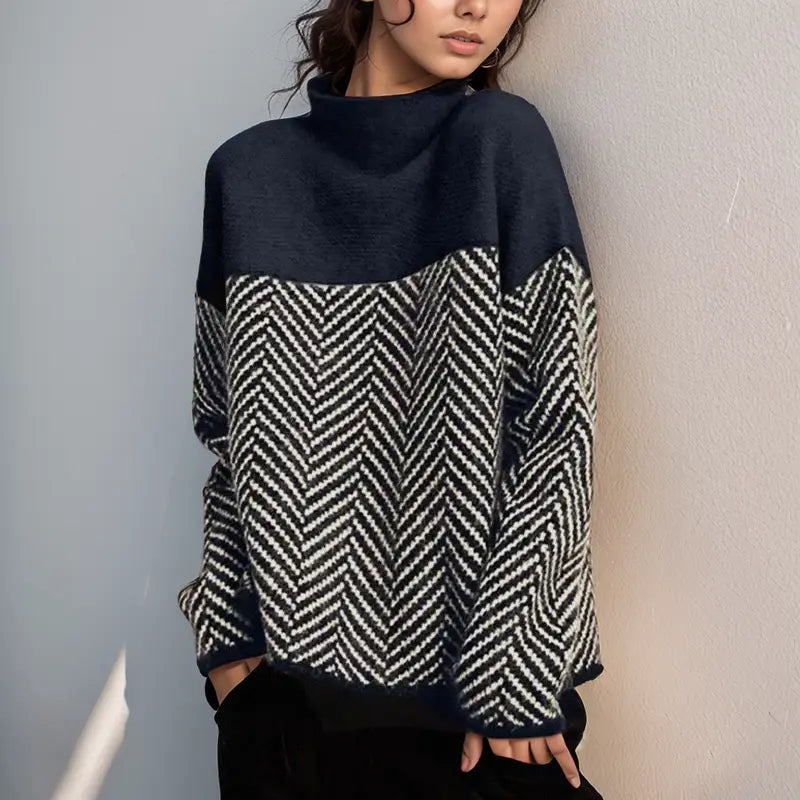 Elena | Bequemer Rollkragenpullover Zendoo.de