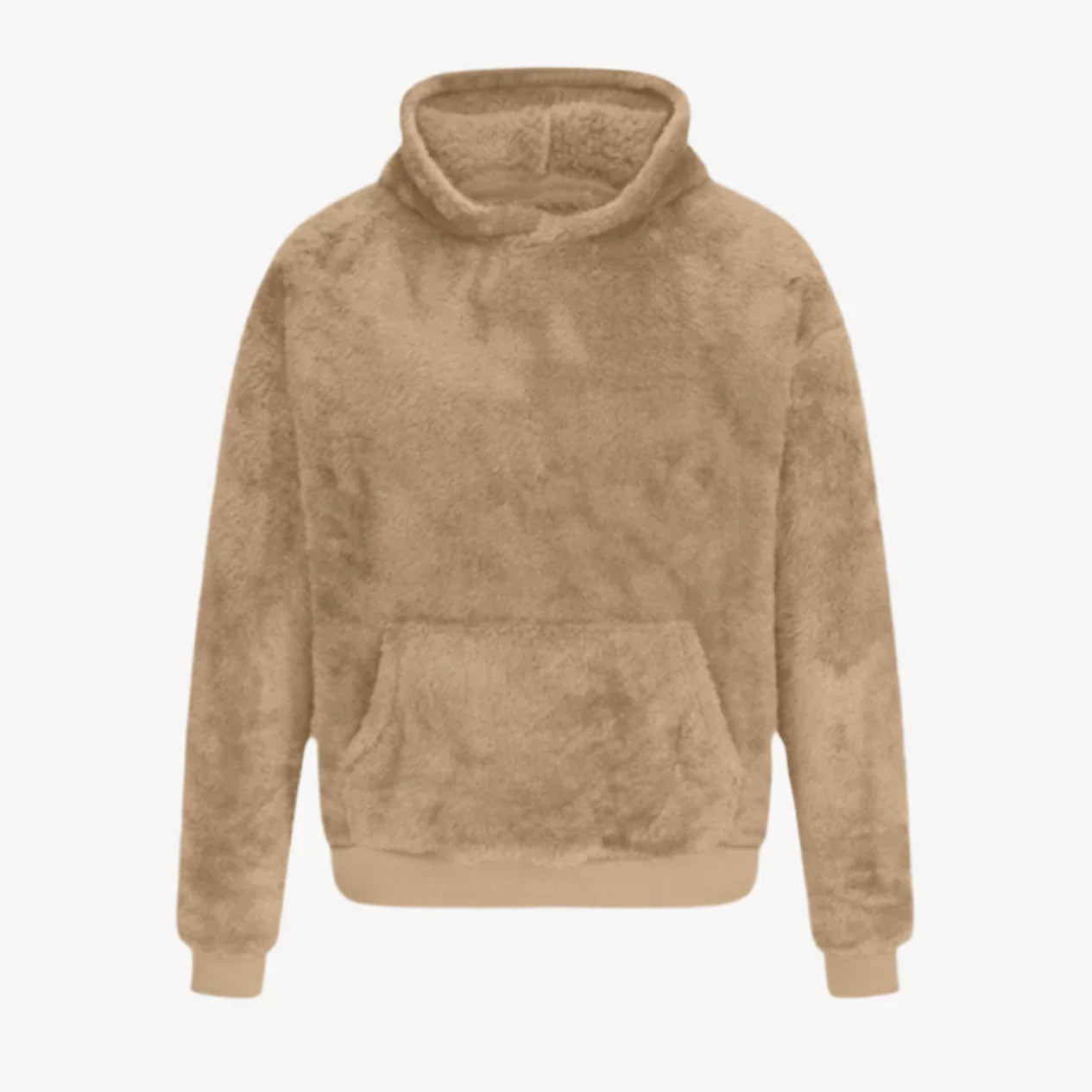 Teddyfleece Kapuzenpullover für Herren 0